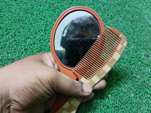 Vintage Mirror Comb Set