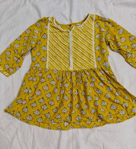 Cotton Short Printed Kurti