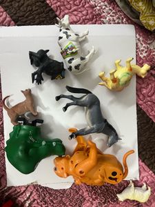 Vintage Toy Animal Lot