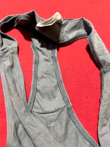 H&amp;M Grey Thong Panty (Size/M