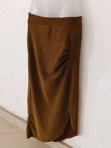 GOLD SHIMMERY SKIRT