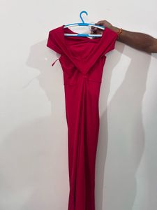 Elegant Red Maxi Dress