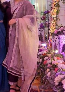 Elegant Purple Kurta Set