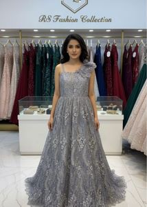Buy Any Elegant Grey Ethnic Gown