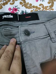 brand new seal tag Gray Denim Jeans form showroom