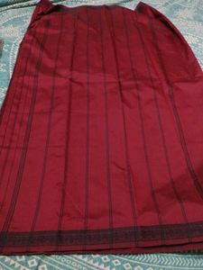 maroon saree