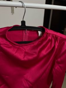 H&amp;M Draped Satin dress