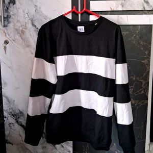 Zara Striped Long Sleeve Tee