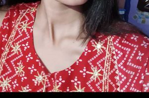 Red Embroidered Sharara Suit