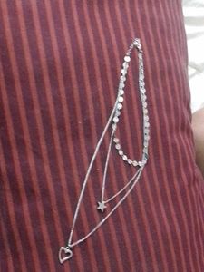 Layered Heart &amp; Star Necklace