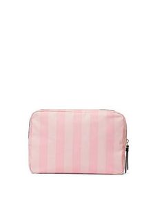 Victoria&#39;s Secret Pink Stripe Cosmetic Bag