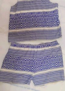 Blue &amp; White Co-ord Set