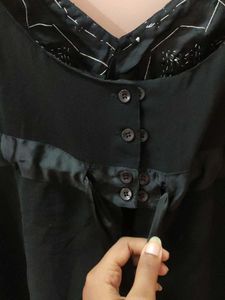 Black Embellished Top