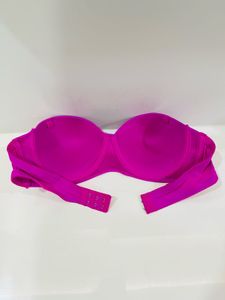 2 Padded Bras With Transparent Strap