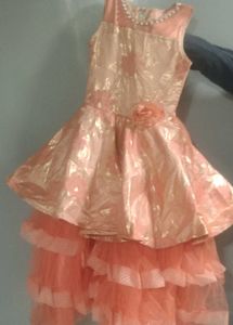 Peach Princess Dress