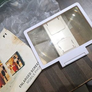 Mobile Phone Screen Magnifier – F1 Model (White)