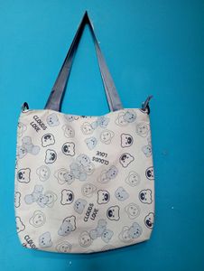 COLLEGE TOTE BAG🤍