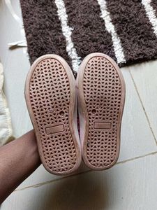 Girls Floral Slippers