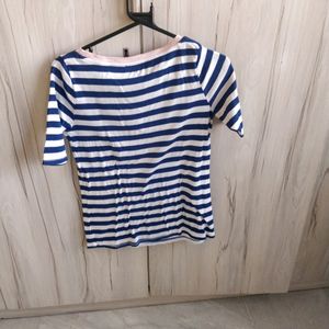 Marks And Spencers Stripped Top