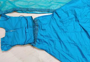 Elegant Sea Green Embroidered Lehenga Set