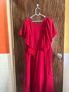 32 Bust Maroon Gown For Women