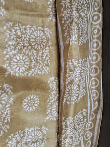 Cotton Silk Saree With Blouse Pc