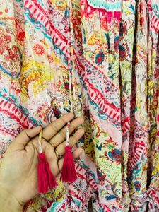 Pink Colour Alankar Printed Western Dress🌸🌷