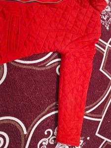Red Quilted Jacket