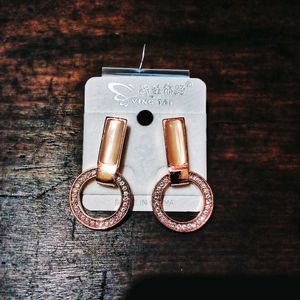 Beautiful Stone Work Korean Styled Earrings