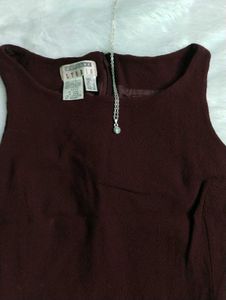 🤌Burgundy Sleeveless Dress🤌