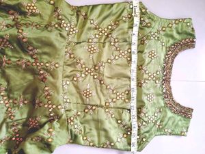 LIGHT OLIVE COLOUR GOWN FOR WOMEN