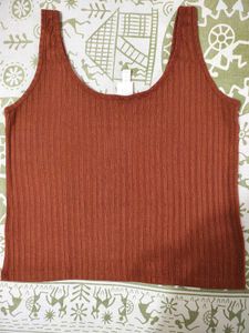H&amp;M Ribbed Vest Top (34-36)