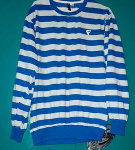 Striped Blue & White Sweater