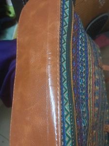 Ethnic Boho Multicolored Handbag + Coin key pouch