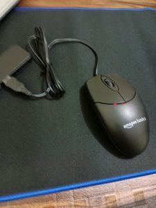 Black Colour Wired Mouse