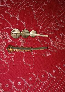 Pearl &amp; Rhinestone Hair Clip Set