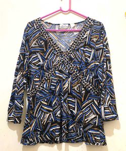 Stylish Patterned Top 38-42