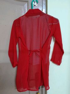 Red Transparent Shirt