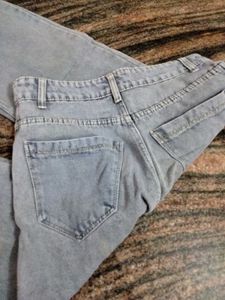 Light Wash Wide Leg Jeans