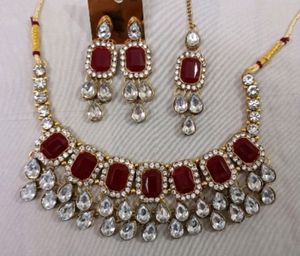 Jewellery Set ( DARK Pink)