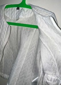 White Quilted Jacket