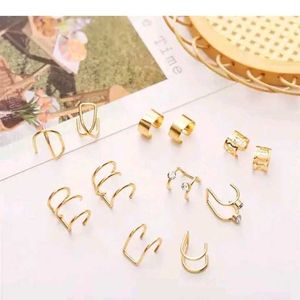 New Trendy Gold Ear Cuff - Adjustable