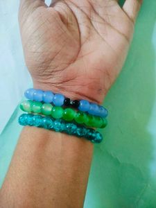 Name Beaded Bracelet Combo Of 3