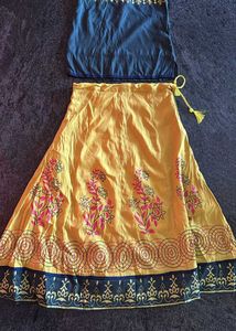 Girls Ethnic Skirt &amp; Top Set