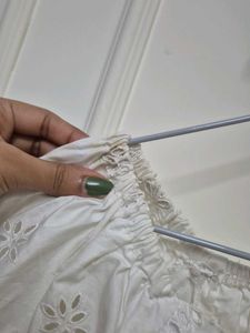 White Crop Top