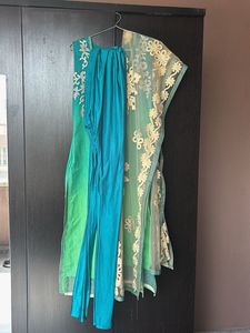 Green Embroidered Kurta