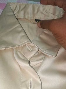 Elegant Cream Puff Sleeve Blouse