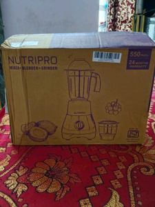 NEW NUTRIPRO MIXER GRINDER WITH 2 STAINLESS JARS