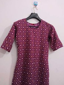 Purple Stylish Kurti For Women