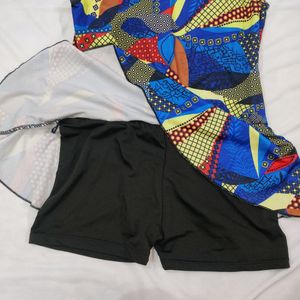 Multicolored Padded Swimsuit
